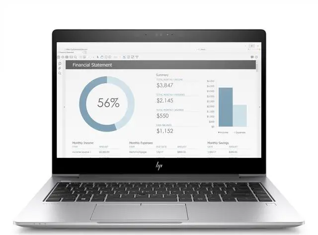 Alt view image 10 of 12 - HP Laptop EliteBook AMD Ryzen 3 2300U 8GB Memory 128 GB SSD AMD Radeon Vega 6 13.3" Non-Touch Screen Windows 10 Pro 64-bit 735 G5 (4HZ55UT#ABA)