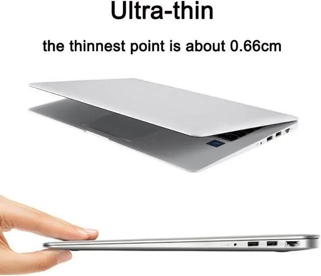 Alt view image 2 of 7 - Ultra-thin  Laptop 14.1'' Screen 1920*1080 Display pixel 6G+64G Windows10