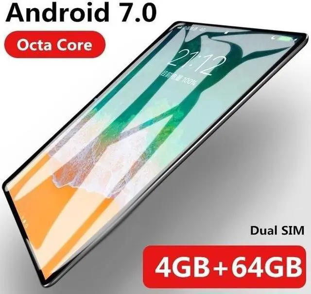Main image of 10.1" inch Android 7.0 2560*1600 IPS Screen Tablet Octa Core MTK6592 RAM 4GB ROM 64GB 3G Dual SIM Card Phone 3G Call Wifi Tablets PC"