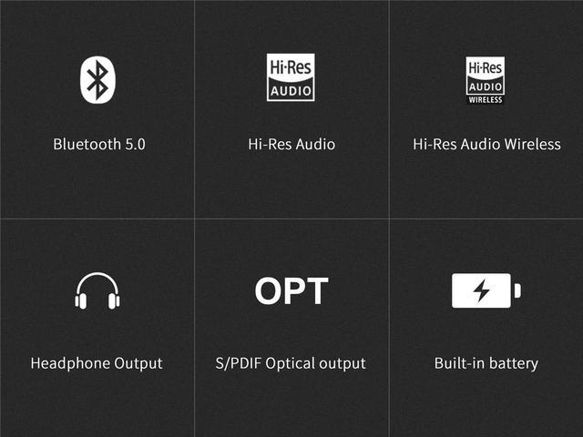 Alt view image 4 of 7 - Topping BC3 ES9018Q2C Hi-Res Audio Wireless Bluetooth LDAC Receiver with Headphone/Opt/Line Output
