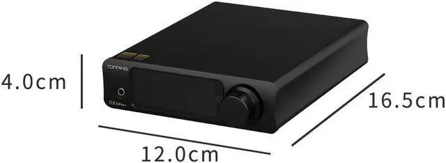 Alt view image 6 of 7 - Topping DX3 Pro+ ES9038Q2M Bluetooth 5.0 LDAC Audio Decoder DSD512 DAC AMP NFCA Headphone Amplifier Pre Amplifier Silver