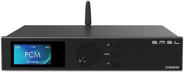 Main image of S.M.S.L D300 Hi-res Digital Audio DAC, ROHM BD34301EKV Flagship Chip, Bluetooth/USB/Optical/Coaxial Input, BT 5.0 Apt-X/LDAC HD/Acc/SBC, DSD512 PCM 768kHz/32Bit XMOS XU-208 (with Remote Control)