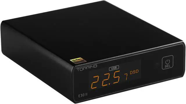 Main image of Topping E30 II DAC Preamp Audio Decoder- 2xAK4493S Hi-Res XMOS XU208 DAC 32Bit/768kHz DSD512 DSD Direct Mode for USB/Coax/Opt Inputs RCA HiFi Stereo Digital Audio Decoder(Black)