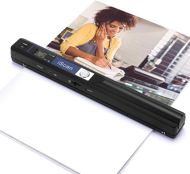 Magic Wand Portable Scanners for Documents, Photo, Old Pictures, Receipts,  900DPI, Scan A4 Color Page in 3sec, 16G Memory Card Included, Photo Scanner