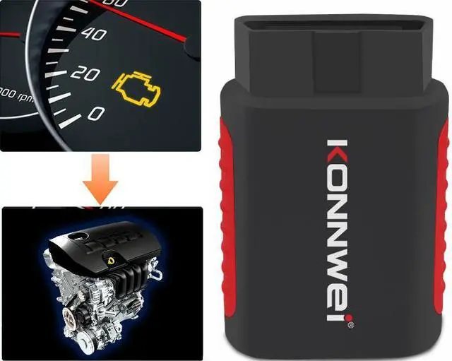 Alt view image 6 of 7 - [Authorized Distributor]KONNWEI KDIAG Automotive Full Function Diagnostic Instrument ABS Airbag Brake Pad Multifunctional Diagnostic Scanner KDIAG