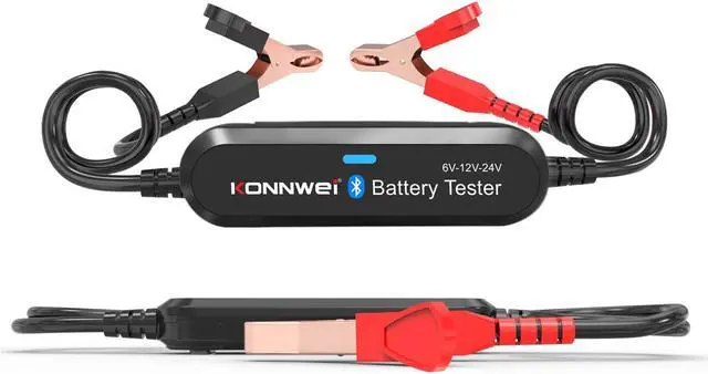 Alt view image 5 of 7 - [Authorized Distributor] KONNWEI BK200 Bluetooth 5.0 Car Motorcycle Truck Battery Tester 6V 12V 24V Battery Analyzer 2000 CCA Charging Cranking Test Tool BK200