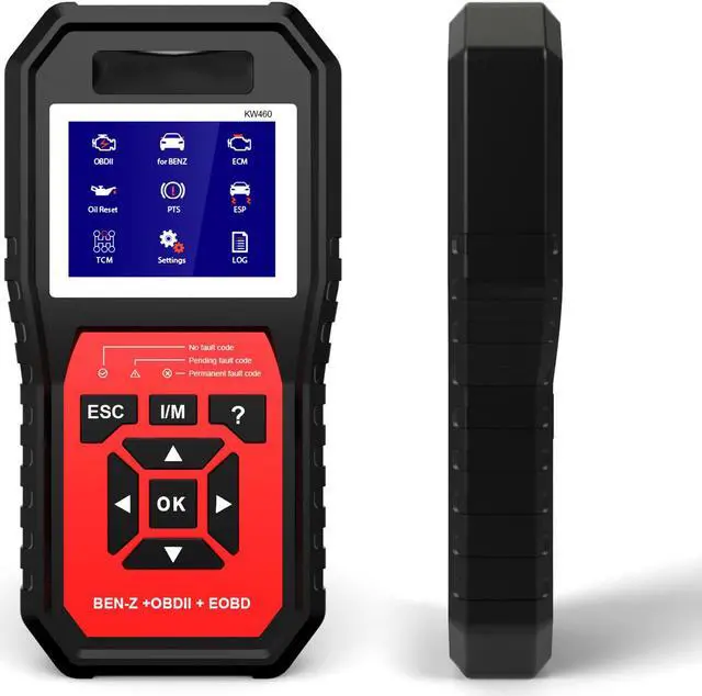 Alt view image 2 of 7 - [Authorized Distributor] KONNWEI KW460 Obd2 Scanner for Mercedes-Benz ABS Airbag Oil ABS EPB DPF SRS TPMS Reset Full Systems Diagnostic Tool W212 Auto KW460