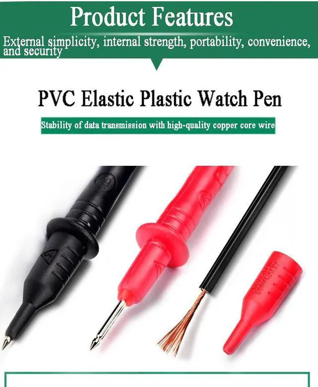 Alt view image 6 of 7 - MASTECH MS2115A Digital Clamp Meters Multimeter True RMS Voltage Current Resistance Capacitance 1000A Tester MASTECH MS2115A