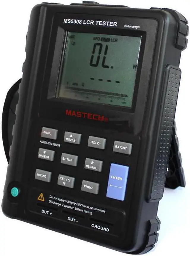 Alt view image 5 of 7 - Mastech MS5308 LCR Meter Portable Handheld Auto Range LCR Meter High-Performance 100Khz Mastech MS5308