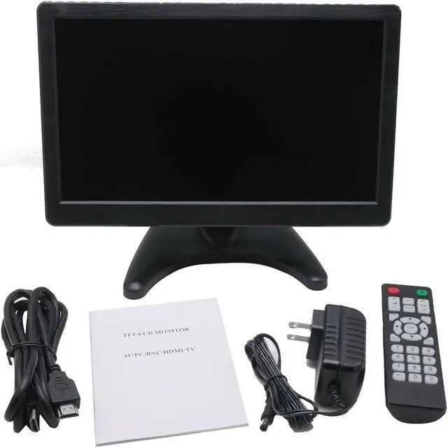 Alt view image 7 of 7 - 11.6 inch Monitor IPS 1920x1080 FHD Video AV BNC USB VGA HDMI 12" Display for CCTV PC DVD Laptop