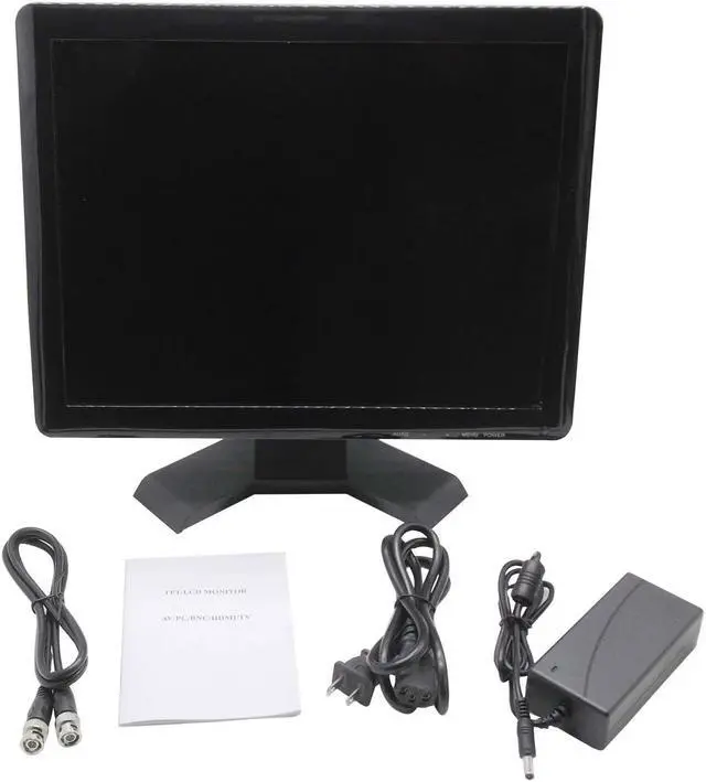 Alt view image 6 of 6 - 15 inch Monitor HD TFT 1024x768 , 300cd/m2 with Video Audio AV USB VGA HDMI 15" LCD Display for CCTV Camera PC DVD Laptop