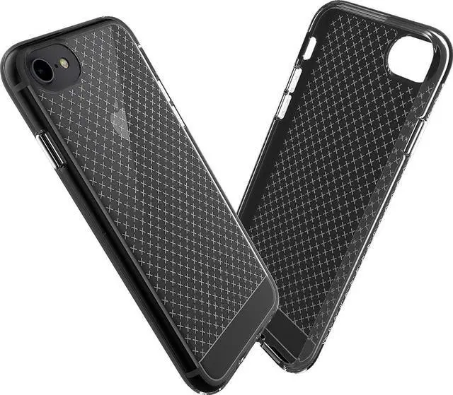 Alt view image 6 of 7 - CellEver Clear Case For Apple iPhone 7/ iPhone 8 / and iPhone SE 2020, Heavy Duty Clear Guard Shock-Absorbing Anti-Scratch Anti-Fingerprint Anti-Fog Transparent Cover - X-Clear