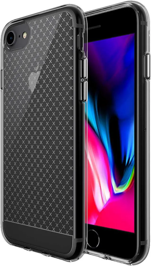 Alt view image 7 of 7 - CellEver Clear Case For Apple iPhone 7/ iPhone 8 / and iPhone SE 2020, Heavy Duty Clear Guard Shock-Absorbing Anti-Scratch Anti-Fingerprint Anti-Fog Transparent Cover - X-Clear