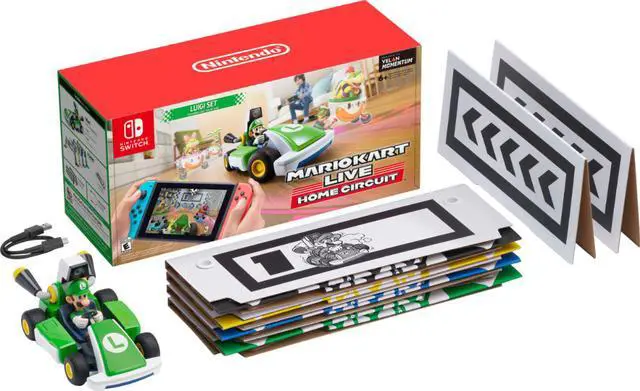 Alt view image 2 of 3 - Mario Kart Live: Home Circuit - Luigi Set (Console Not Included) [Nintendo Switch]