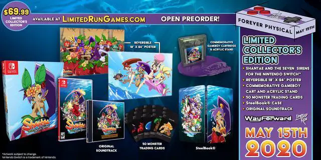 Alt view image 2 of 2 - Shantae and the Seven Sirens Collector's Edition (Console Not Included) (NS Limited Run #72) [Nintendo Switch]