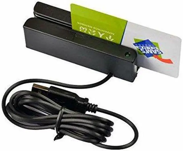 Alt view image 6 of 7 - Deftun USB 3-Track Magnetic Stripe Credit Card Reader Magstripe Scanner Swipe