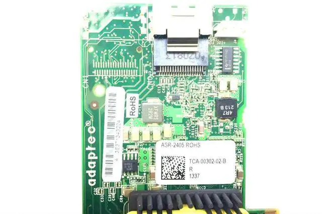 Alt view image 5 of 5 - (NOT FOR HOME PC!) Lot of 10 Adaptec Raid Controller Card 4-PORT 128MB SAS-SATA PCI-E x8 ASR-2405