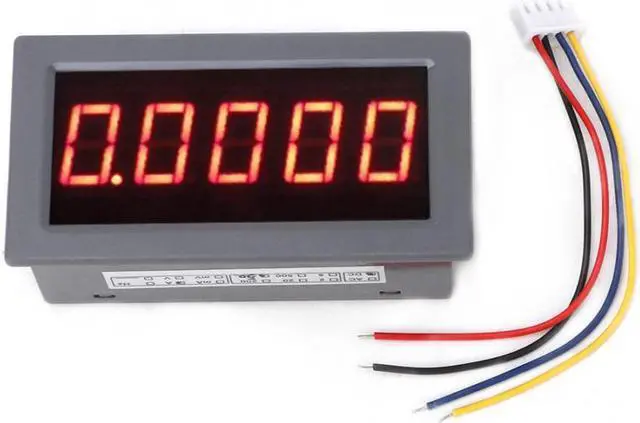 Main image of YB5145I Isolated DC8-18V DC50A Full Seal Four Half Ammeter LED Digital Tube Ammeter 0.56'' Height for Superb SMT Process