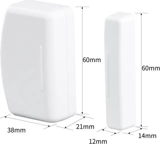 Alt view image 4 of 7 - THIRDREALITY Zigbee Door and Window Sensor for Home Security, ZigBee Hub Required, Works with SmartThings, Hubitat or Echo Devices with Build-in Zigbee Hub