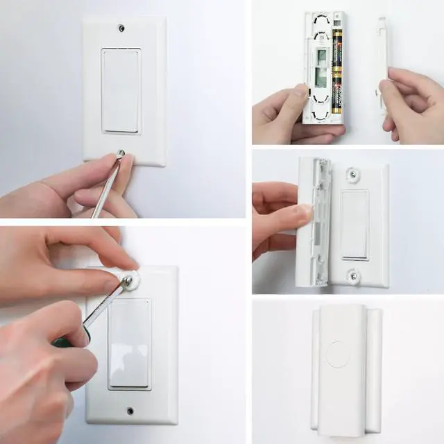 Alt view image 4 of 6 - Third Reality Smart Light Switch (Gen 3 Starter Kit) Control Any Toggle or Rocker Wall Switch, No Wiring Required. 1 ZigBee Switch and 1 Hub. Works with Alexa and Google Home.