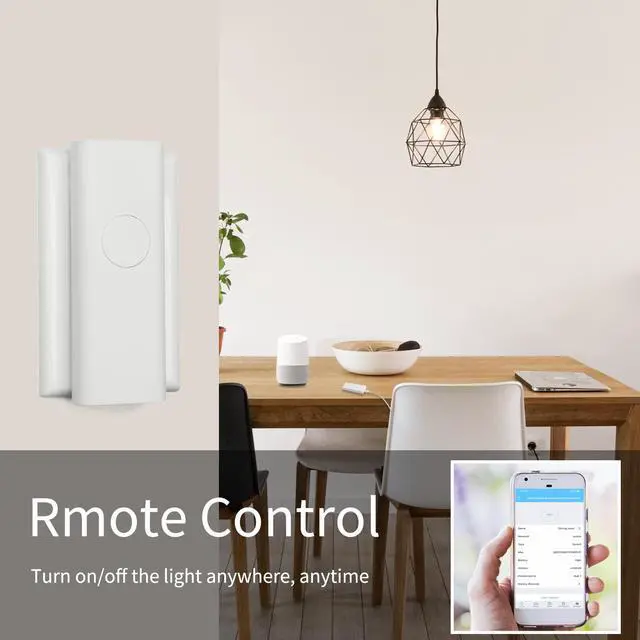 Alt view image 5 of 6 - Third Reality Smart Light Switch (Gen 3 Starter Kit) Control Any Toggle or Rocker Wall Switch, No Wiring Required. 1 ZigBee Switch and 1 Hub. Works with Alexa and Google Home.