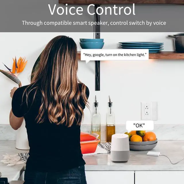 Alt view image 6 of 6 - Third Reality Smart Light Switch (Gen 3 Starter Kit) Control Any Toggle or Rocker Wall Switch, No Wiring Required. 1 ZigBee Switch and 1 Hub. Works with Alexa and Google Home.