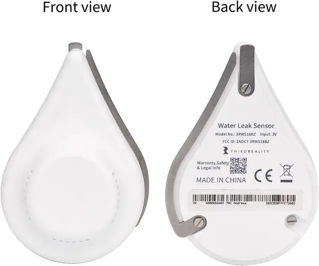 Alt view image 4 of 5 - THIRDREALITY Zigbee Water Leak Sensor Upgraded with Dripping Detection,120 dB Alarm,App/Email Notifications Enabled When Work with Compatible Zigbee HUB Like SmartThings,Aeotec or Third Reality Hub