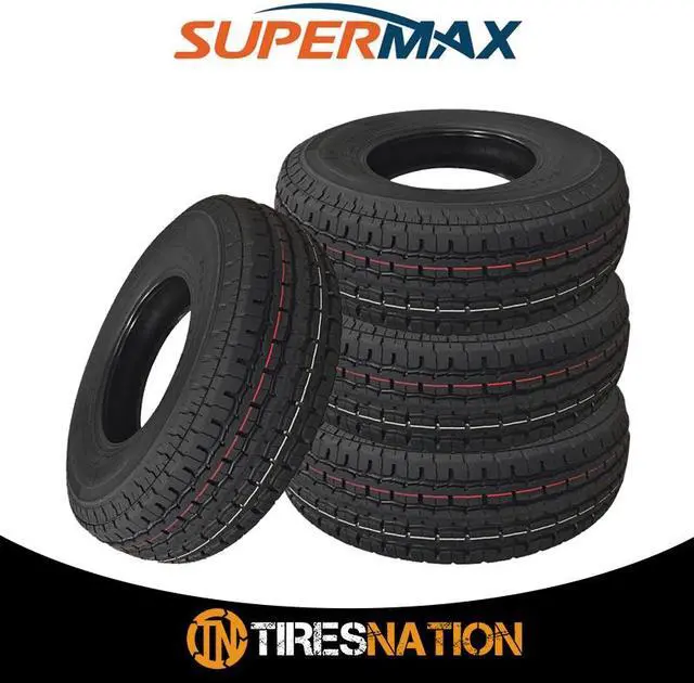 Alt view image 6 of 13 - (1) New Supermax STM-1 175/8R/13 91/87L Radial Trailer Tires