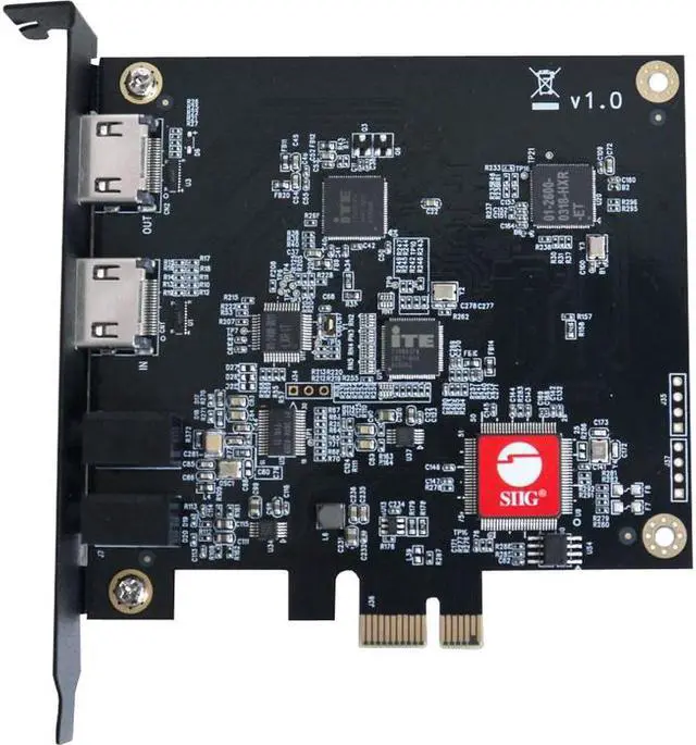 Alt view image 2 of 20 - SIIG Live Game HDMI Capture PCIe Card