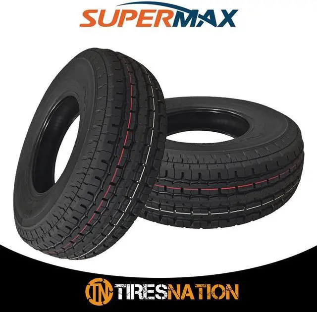 Alt view image 5 of 13 - (1) New Supermax STM-1 175/8R/13 91/87L Radial Trailer Tires