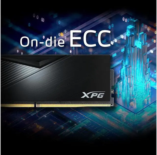 Alt view image 7 of 7 - XPG LANCER 32GB (2 x 16GB) 288-Pin DDR5 SDRAM DDR5 5200 (PC5 41600) Desktop Memory Model AX5U5200C3816G-DCLABK