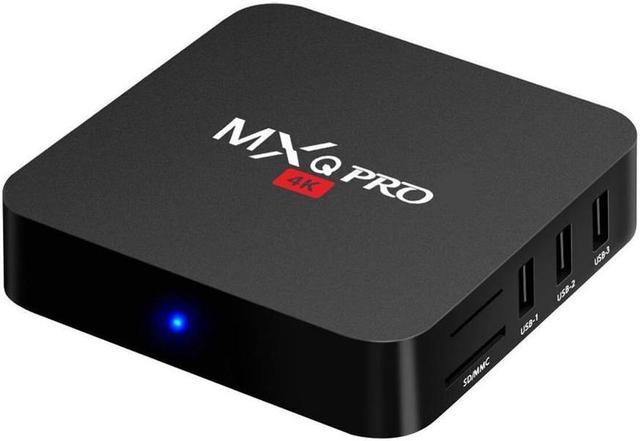 MXQ Pro P281 Android 7.1.2 TV Box Player with 1GB, 8GB ROM - EU  Plug/Amlogic S905W Quad-core Android 7.1.2 1GB 8GB 4K Smart TV Box - Black  