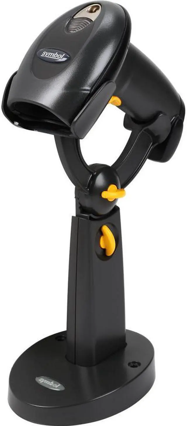 Main image of Zebra (Motorola) Symbol LS4208-SBZU0100SR Handheld Bar Code Reader (Black) - Includes USB Cable, Intellistand