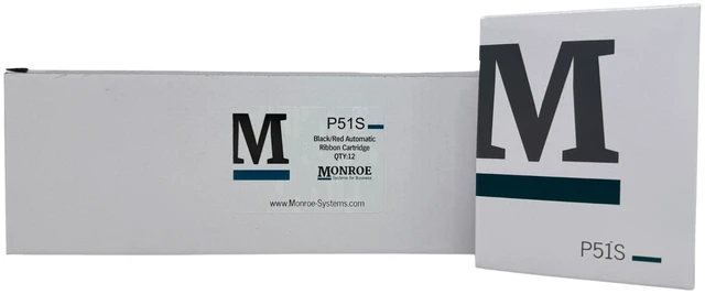Main image of Monroe P51S Ribbon Cartridges (Black, Red)