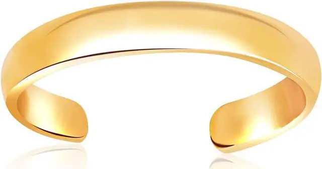 Main image of 14k Yellow Gold Toe Ring in a Polished and Simple Style