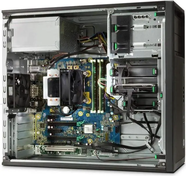 Alt view image 4 of 6 - HP Z240 Tower Computer WorkStation PC, Intel Core i5 6600 3.3GHz Processor, 32GB DDR4 Ram, 512GB NVMe SSD, Wireless Keyboard & Mouse, Wifi | Bluetooth, Windows 10 Professional (Renewed)