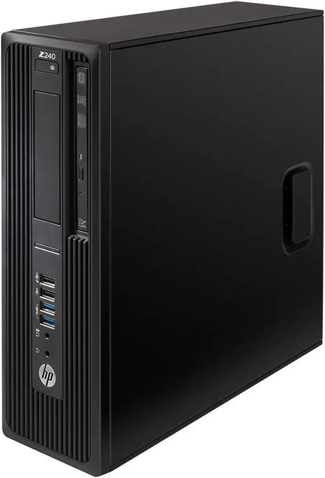 Alt view image 2 of 6 - HP Z240 Small Form Computer Desktop PC, Intel Core i5 6500 3.2GHz Processor, 16GB DDR4 Ram, 512GB NVMe SSD, Wifi | Bluetooth, DVD, Wireless KeyBoard & Mouse, Win 10 Pro (Renewed)