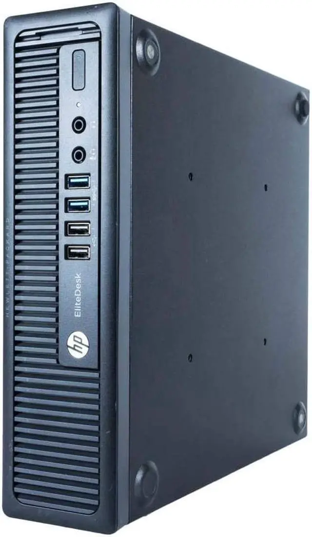 Alt view image 3 of 7 - HP 800 G1 USFF Computer Desktop PC, Intel Core i5 3.2GHz Processor, 8GB Ram, 250GB Hard Drive, Wifi | Bluetooth, 1080p WebCam, Wireless Keyboard & Mouse, 20 Inch Monitor, Windows 10 (Renewed)