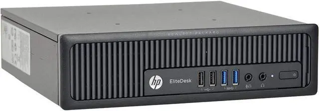 Alt view image 2 of 7 - HP 800 G1 USFF Computer Desktop PC, Intel Core i5 3.2GHz Processor, 8GB Ram, 250GB Hard Drive, Wifi | Bluetooth, 1080p WebCam, Wireless Keyboard & Mouse, 20 Inch Monitor, Windows 10 (Renewed)