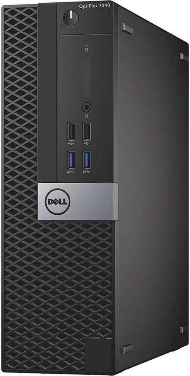 Alt view image 2 of 7 - Gaming Dell 7040 SFF Computer Core i5 6th, 16GB Ram, 2TB HDD, 512 GB NVMe SSD, AMD RX 550, Keyboard and Mouse, Wi-Fi, Win10 Home Desktop PC