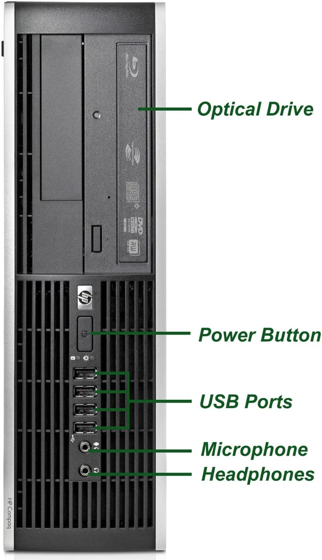 Alt view image 4 of 7 - Gaming HP 6300 SFF Computer Core i5, 16GB Ram, 500GB HDD, AMD RX 550, New 24" LCD, Keyboard and Mouse, Wi-Fi, Win10 Home Desktop PC