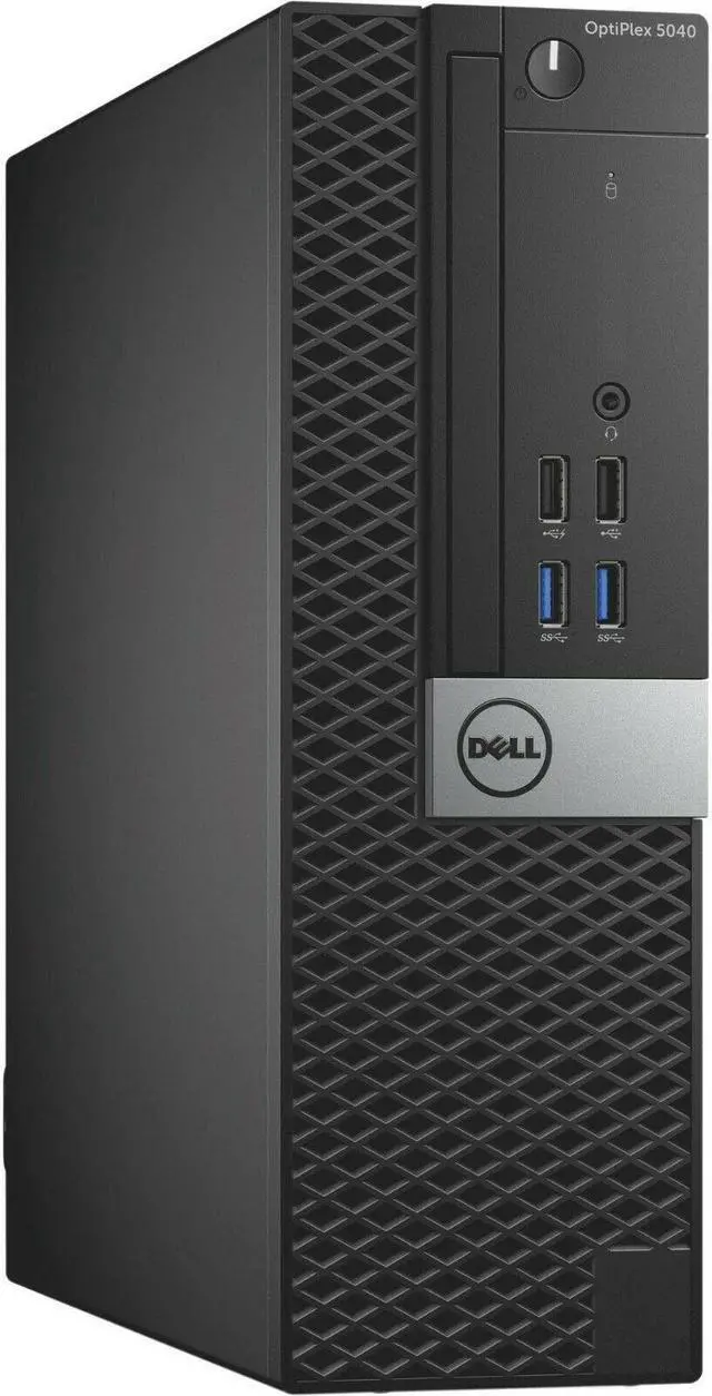 Alt view image 2 of 7 - Gaming Dell 5040 SFF Computer Core i5 6th, 16GB Ram, 1TB HDD, 256 GB NVMe SSD, AMD RX 550, New 24" LCD, Keyboard and Mouse, Wi-Fi, Win10 Home Desktop PC