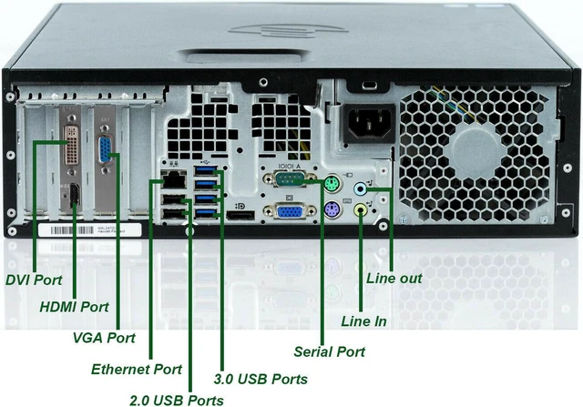Alt view image 5 of 7 - Gaming HP 6300 SFF Computer Core i5, 16GB Ram, 500GB HDD, AMD RX 550, New 24" LCD, Keyboard and Mouse, Wi-Fi, Win10 Home Desktop PC