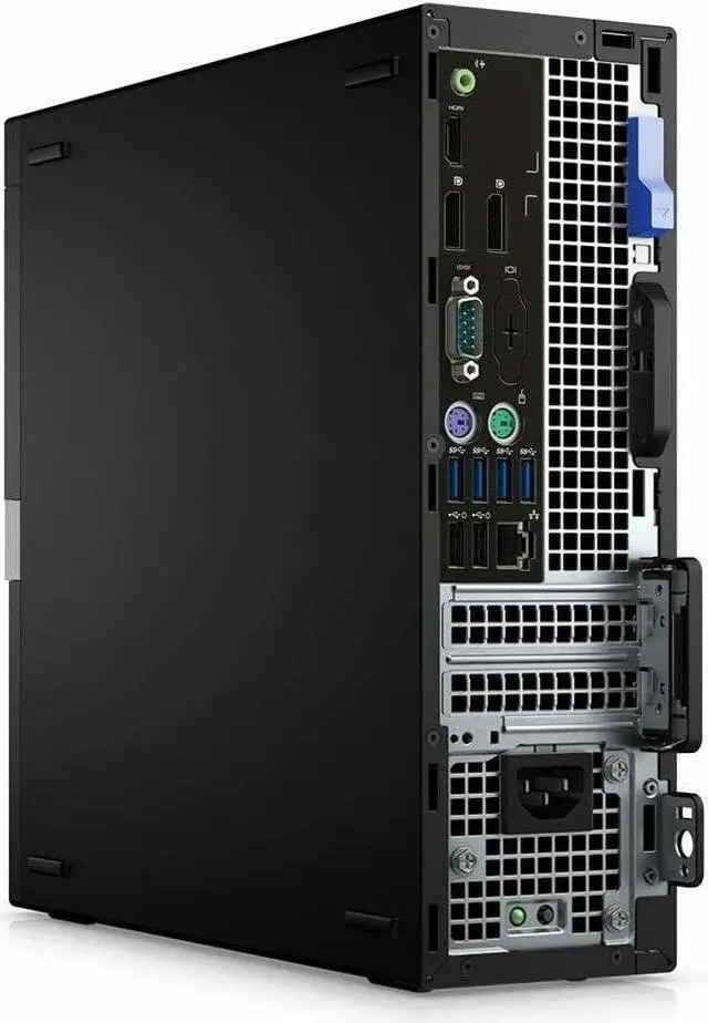 Alt view image 3 of 7 - Gaming Dell 7040 SFF Computer Core i5 6th, 16GB Ram, 2TB HDD, 512 GB NVMe SSD, AMD RX 550, Keyboard and Mouse, Wi-Fi, Win10 Home Desktop PC