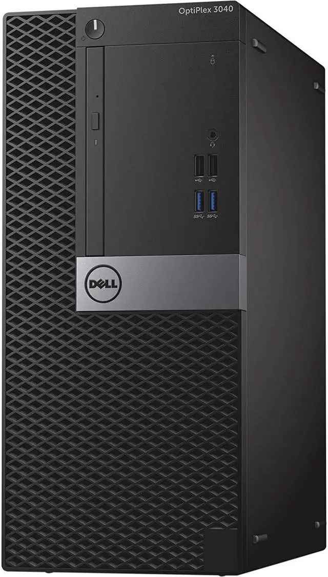 Main image of Dell OptiPlex Tower Desktop Computer PC, Intel Core i5 6500, 3.2GHz Processor, 16GB Ram, 256GB M.2 SSD + 1TB Hard Drive, Nvidia GT 1030 2GB DDR5, WiFi & Bluetooth, Windows 10 Pro