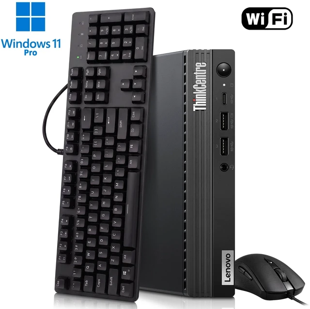 Main image of Lenovo ThinkCentre M80q PC, Intel Core i5-12th Gen, 32GB DDR5 Memory, 512GB SSD Storage, Wi-Fi, Keyboard & Mouse, Windows 11 Pro, Tiny Pc