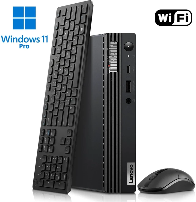 Main image of Lenovo M80q Tiny PC Intel Core i5-10500T (2.3GHz), 16GB DDR4 Memory, 512GB SSD Storage Wi-Fi, Wireless KB & Mouse, Windows 11 Pro, Business Desktop