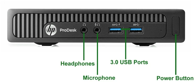 Alt view image 3 of 5 - HP ProDesk G1 Mini PC, Intel Core i5-4th Gen, 8GB Ram, 128GB SSD, Keyboard & Mouse, Wi-Fi, Windows 11 Professional (Renewed)