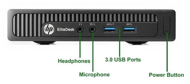 Alt view image 3 of 4 - HP ProDesk G1 Mini PC, Intel Core i5-4th Gen, 8GB Ram, 256GB SSD, 19" LED Monitor, Wireless Keyboard & Mouse, Wi-Fi, Windows 11 Professional (Renewed)