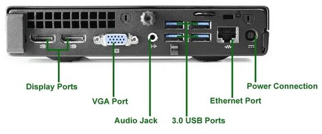 Alt view image 4 of 4 - HP ProDesk G1 Mini PC, Intel Core i5-4th Gen, 8GB Ram, 256GB SSD, 19" LED Monitor, Wireless Keyboard & Mouse, Wi-Fi, Windows 11 Professional (Renewed)